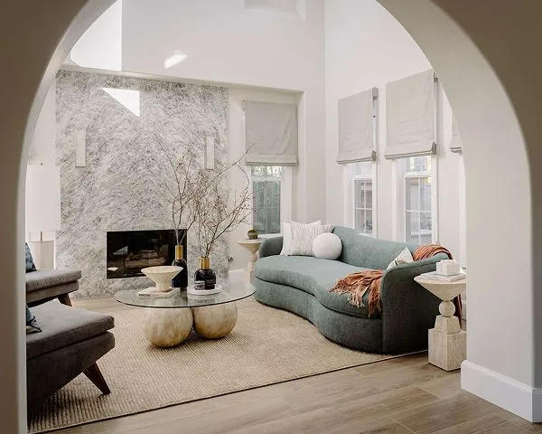Curved and sculpture furniture