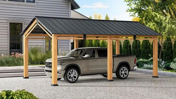 Modern carport exterior