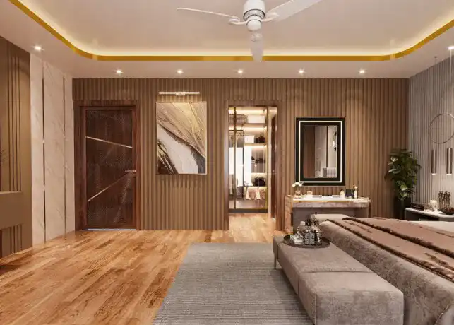 Home renovation area with stylish interior transformation
