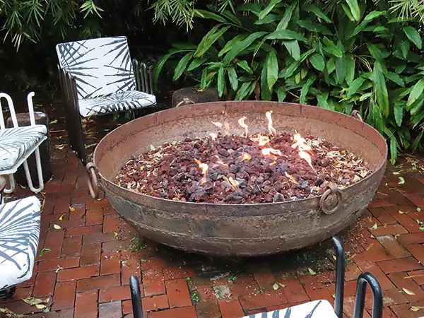 backyard fire pit