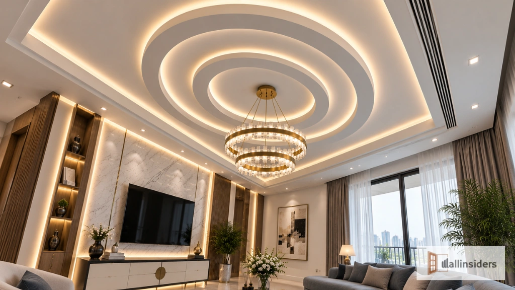 Contemporary POP Ceiling with Stylish Interior Décor