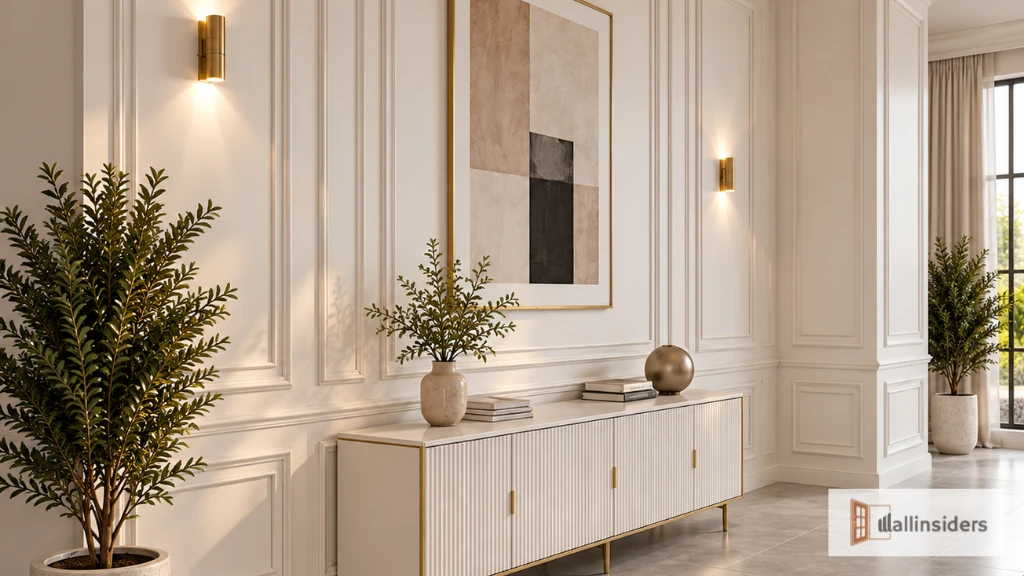 Contemporary Wall Moulding with Stylish Interior Décor