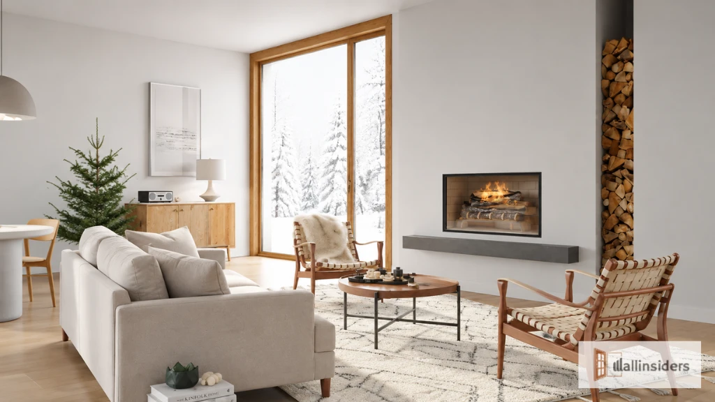 Elegant Scandinavian Living Room with Stylish Furniture