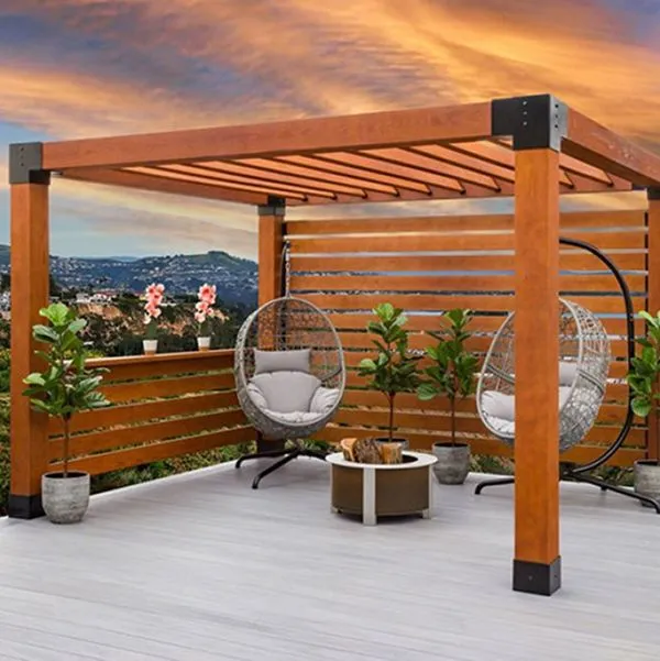 modern pergola exterior