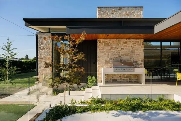 natural stone house exterior