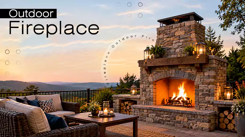 Ideas, Types, Benefits & Complete Guide of Outdoor Fireplace