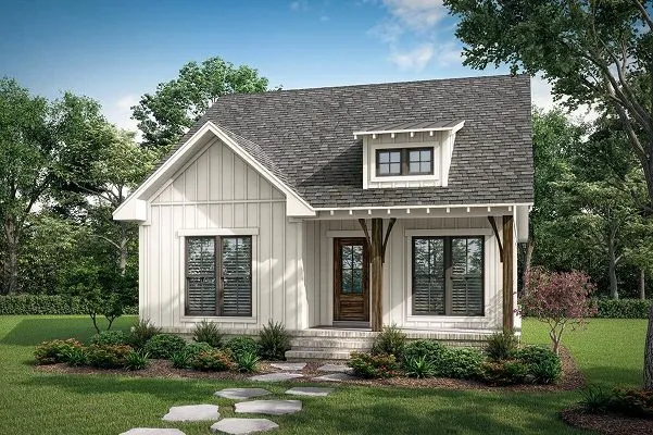 small house exterior