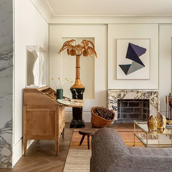 vintage and modern interior design
