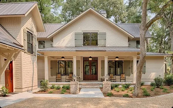 warm beige exterior
