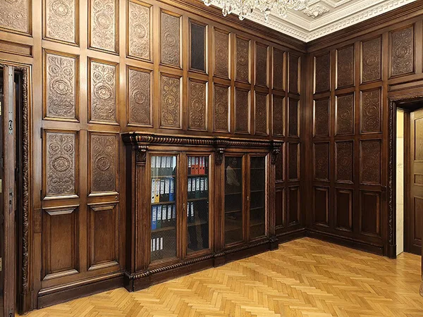 real wood paneling
